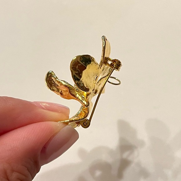 La Belle Collection 24k Gold Brooche - Picture 7 of 14